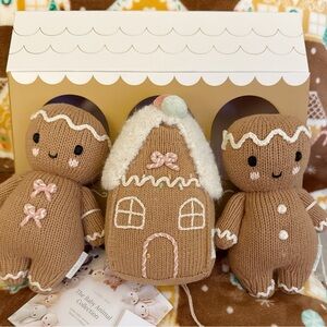 Cuddle & Kind Gingerbread Themed Trio! Gingerbread Boy/Girl, Gingerbread House!